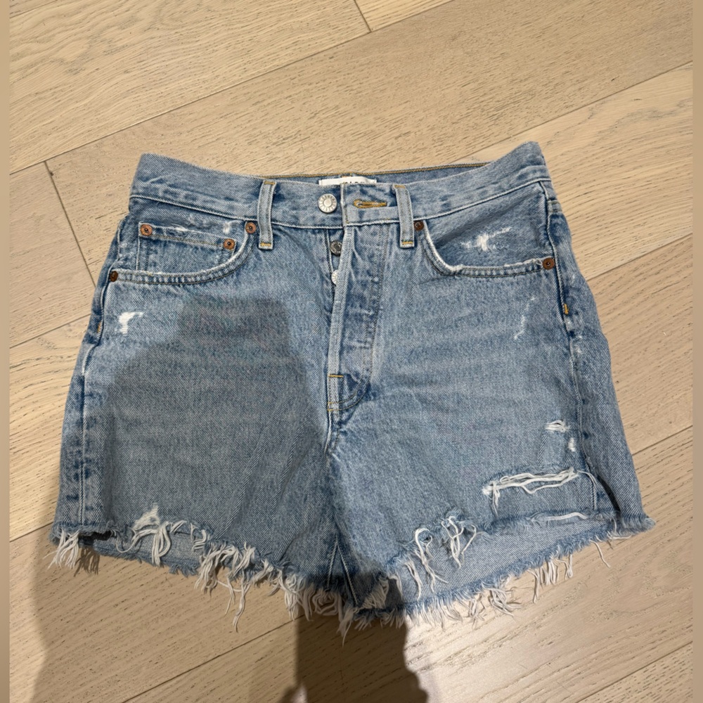 Agolde Parker Long Denim Short